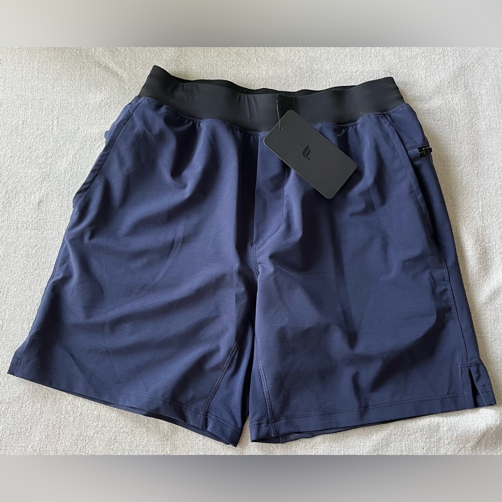 Fabletics - The 7” Franchise Short (Lined) - Navy, Men’s Small